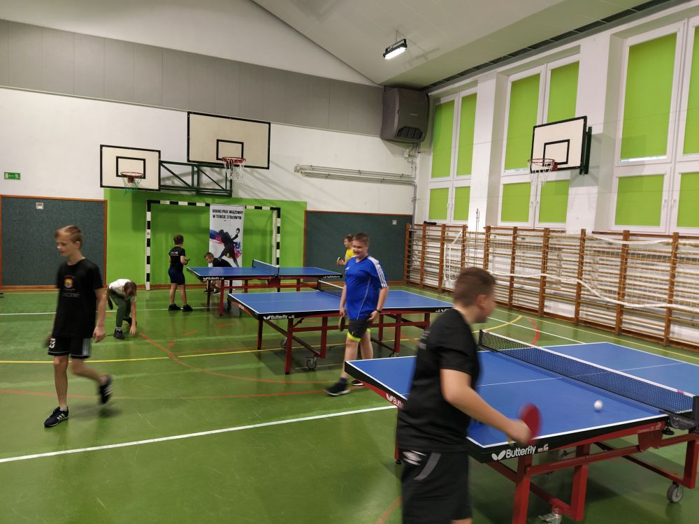 III Grand Prix Wiązowny w tenisie stołowym w szkole podstawowej w Wiązownie