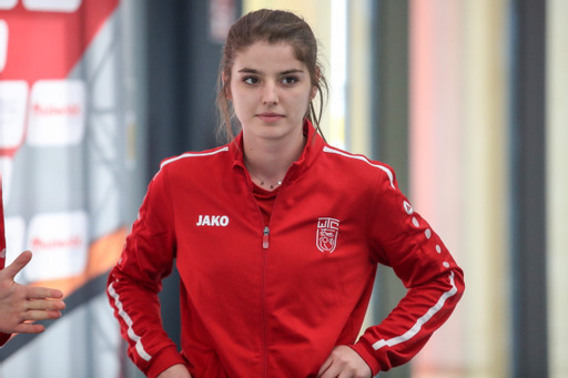 Ala Bartnicka podczas zawodów