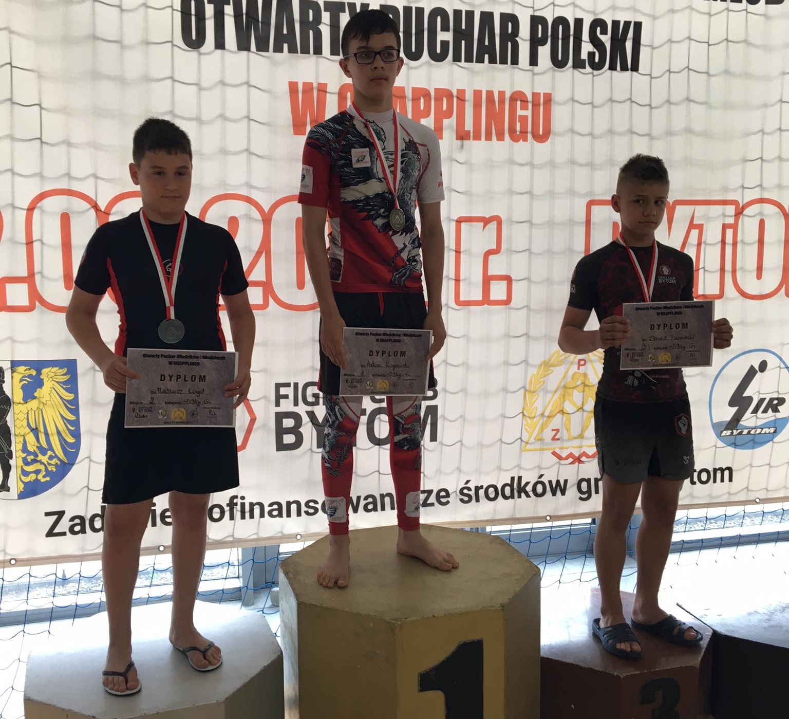UKS Orły Zakręt na podium podczas mistrzostw w grapplingu organizowanych pod Polskim Związkiem Zapaśniczym w Bytomiu