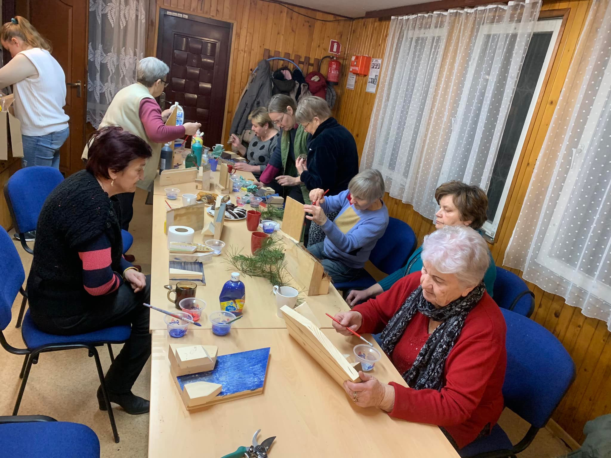 Warsztaty świąteczne w gminnych świetlicach przygotowane przez Gminny Ośrodek Kultury w Wiązownie