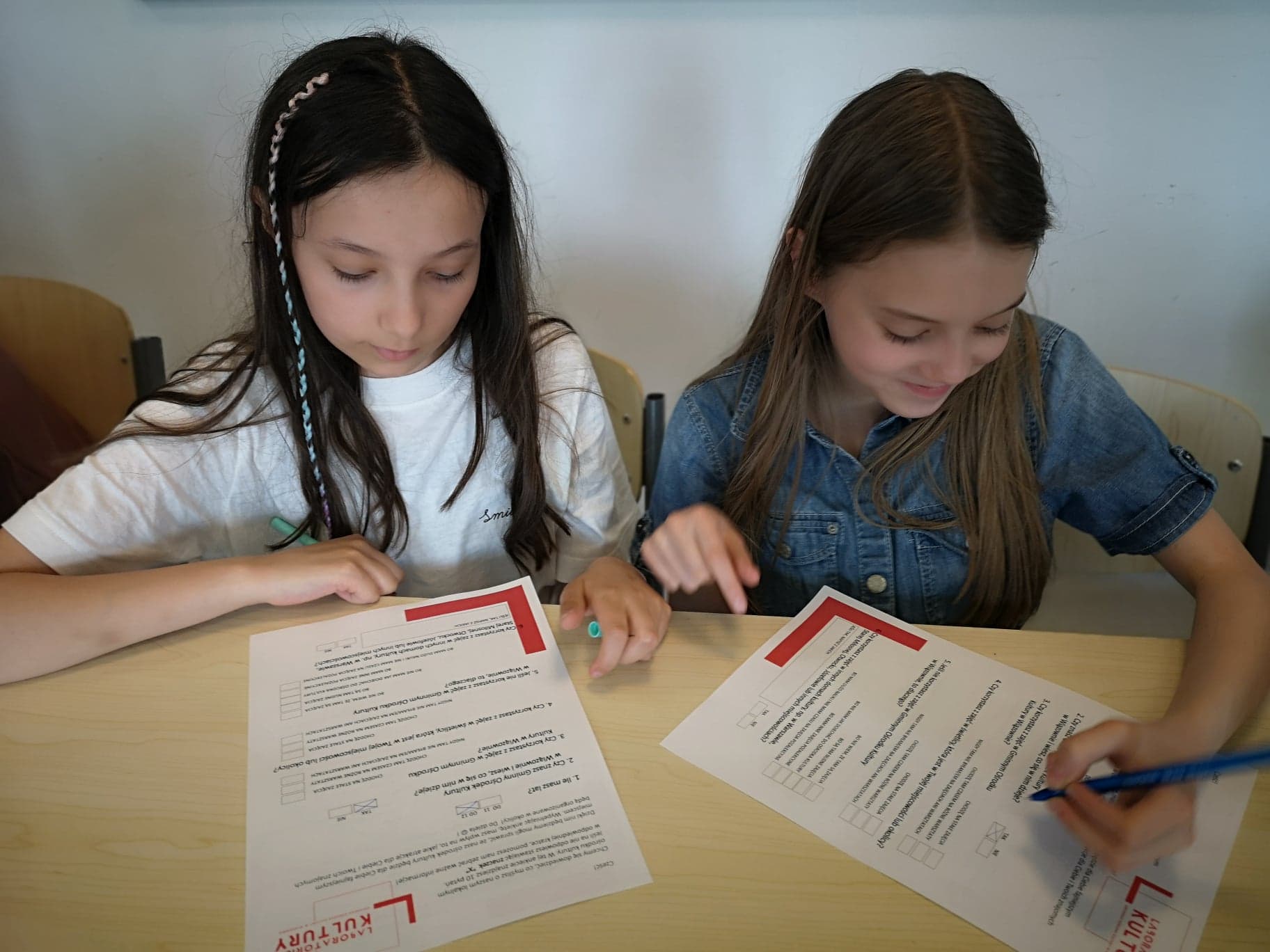 Uczniowie z gminnych szkół wzięli udział w ankiecie dotyczącej Gminnego Ośrodka Kultury w Wiązownie