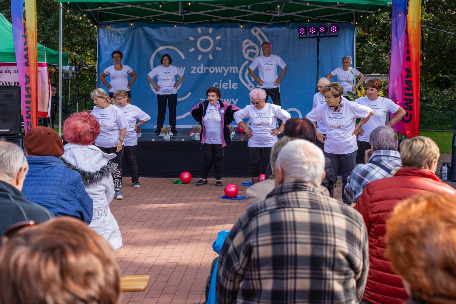 Piknik "W zdrowym ciele - zdrowy senior" odbył się 24 września w Gminnym Parku Centrum w Wiązownie